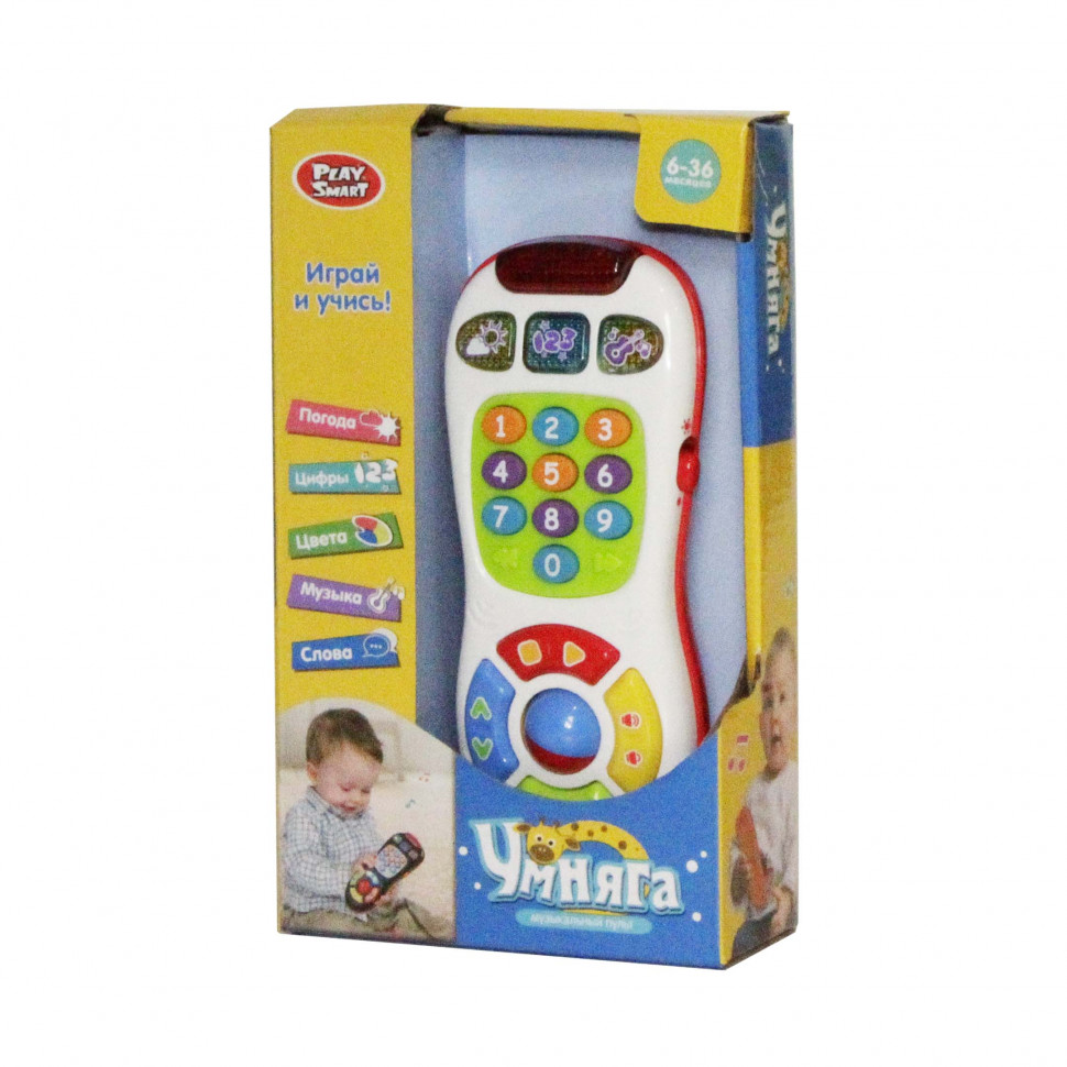 

Обучающая игрушка "Пульт управления" 7390RUS музыкальный (Белый)
