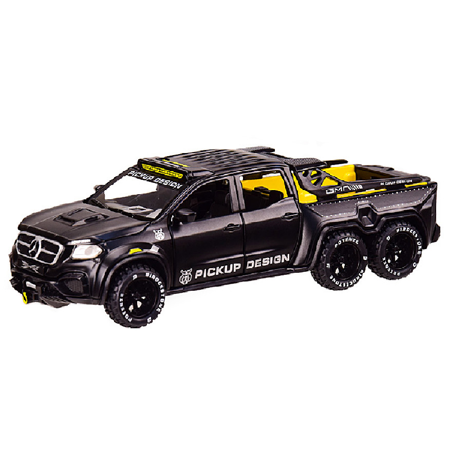 

Машинка металлическая 7584 Mercedes-Benz Pickup Design 1:32 "АВТОПРОМ" (Чёрный)