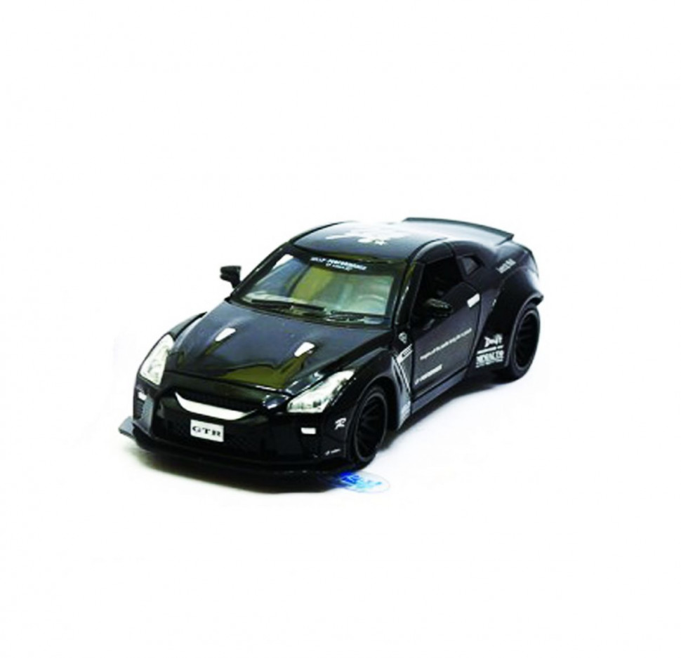 

Машинка металлическая 7862 "Nissan GTR" "Автопром" 1:32 (Черная)