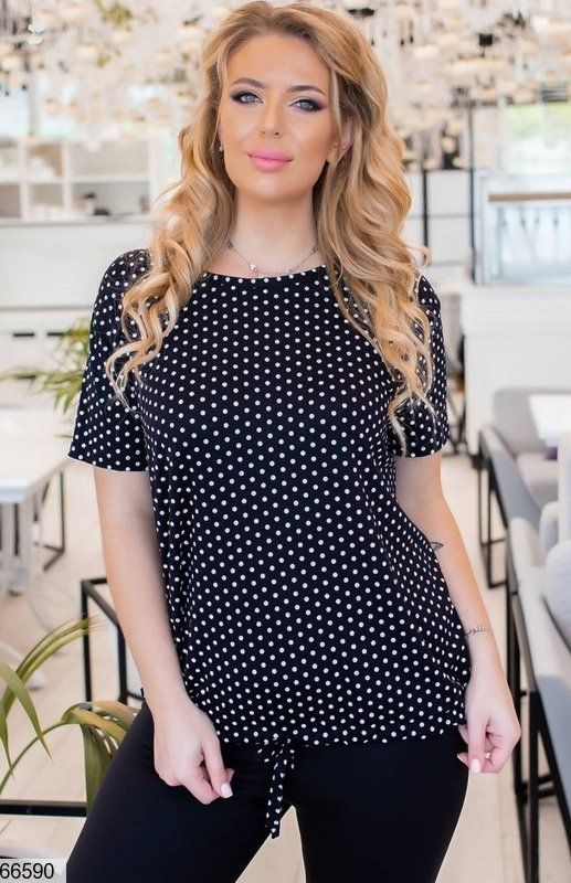 

Футболка Maximoda ЕКТ66590 универсальный - в горох, Футболка Maximoda ЕКТ66590 универсальный 48-52 в горох