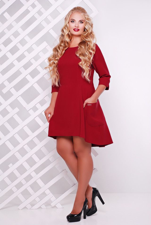 

Повседневное платье Maximoda ЕVL1125 50-52 бордовый