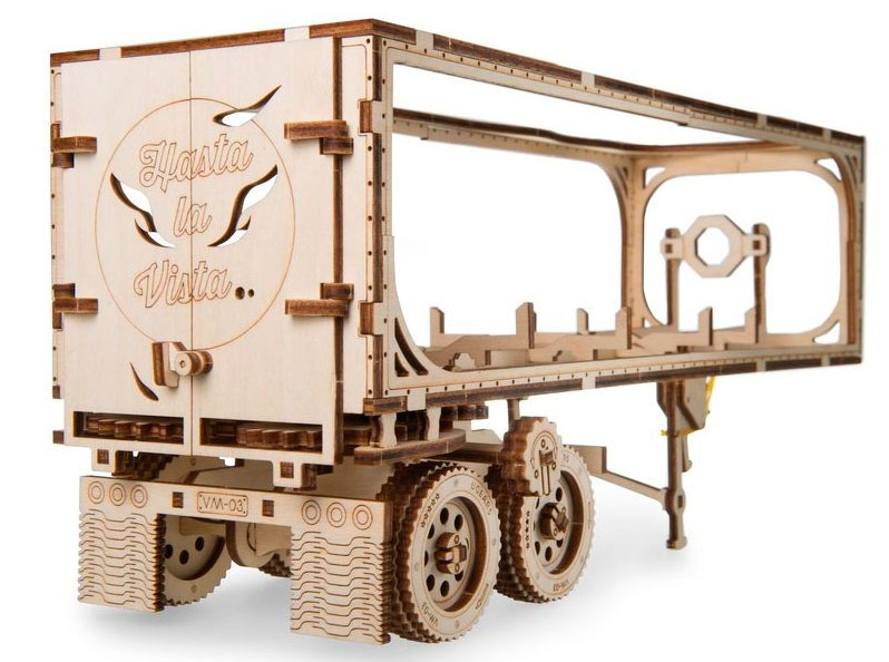 

Механический 3D Пазл Ukrainian Gears Полуприцеп модели Тягач VM-03 (70057)