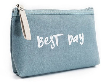 

Косметичка LX-028 Best Day Серая, размер 18*3*12см Cosmo Shop