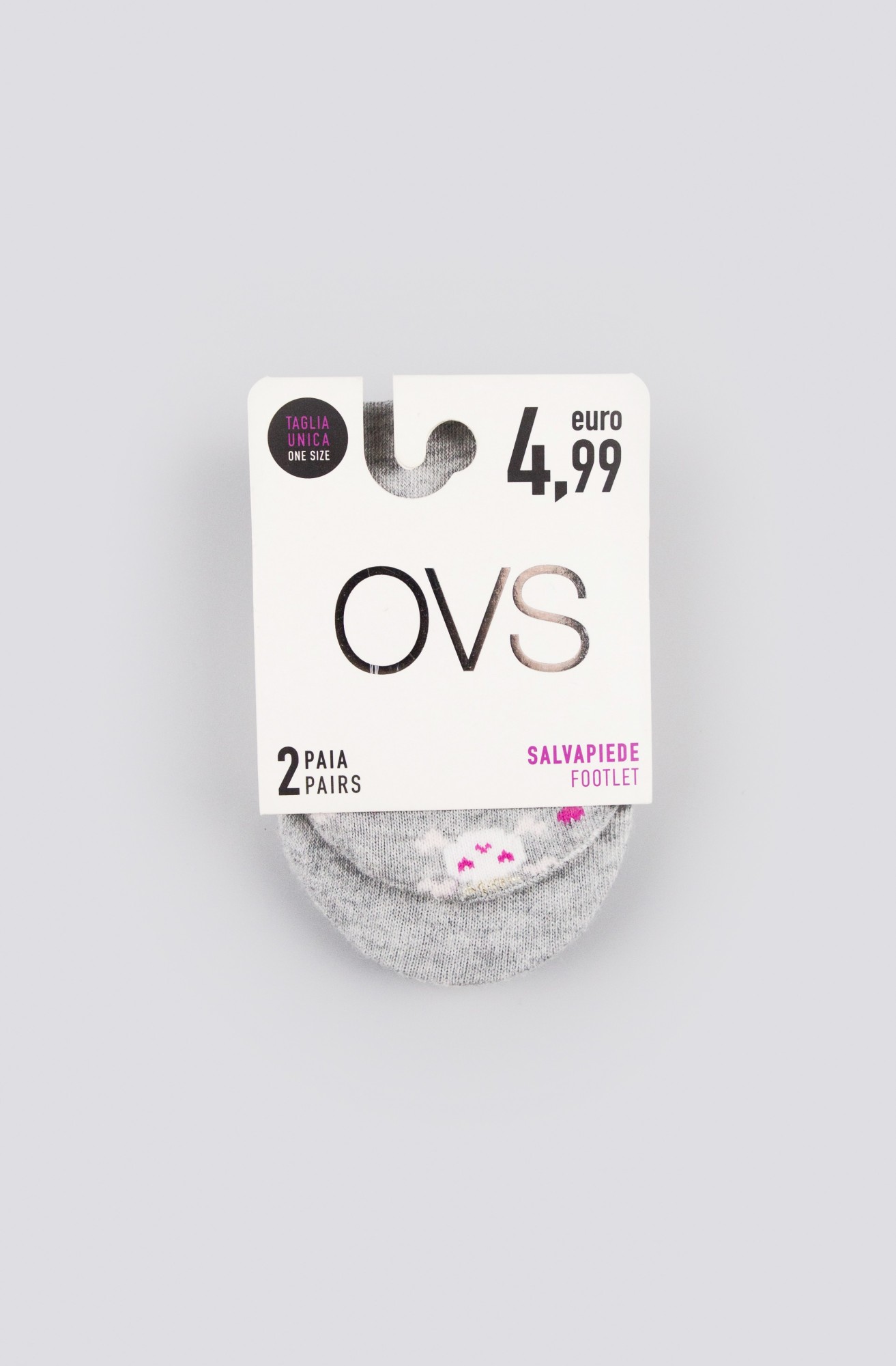 

Носки 2 пары OVS 36-38 серый 2005338280565