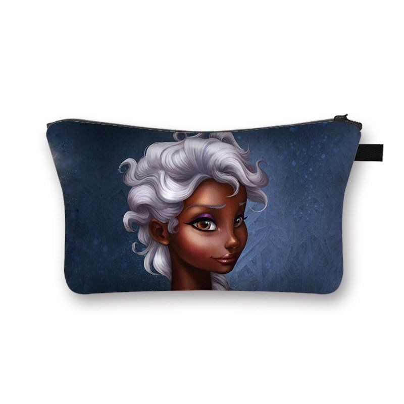 

Косметичка Африка, темно-синий фон, размер (21,5х15,5) х13,5х5,5см Cosmo Shop