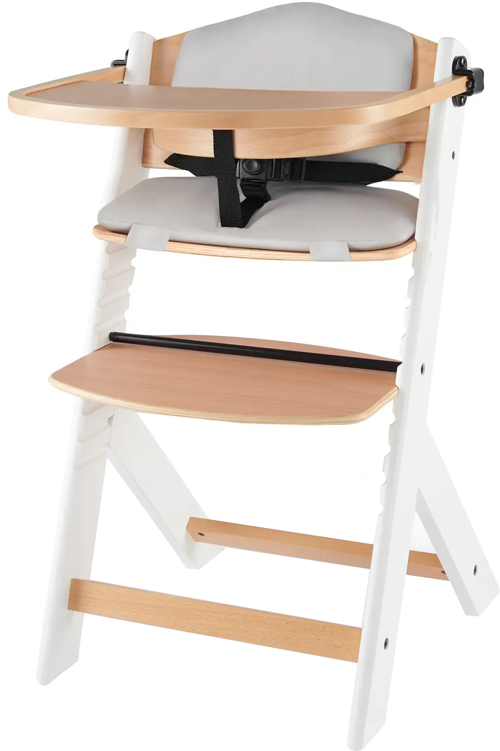 

Стульчик для кормления с подушкой KinderKraft Enock White Wood (KHENOC0PWHT0000) (5902533917242)