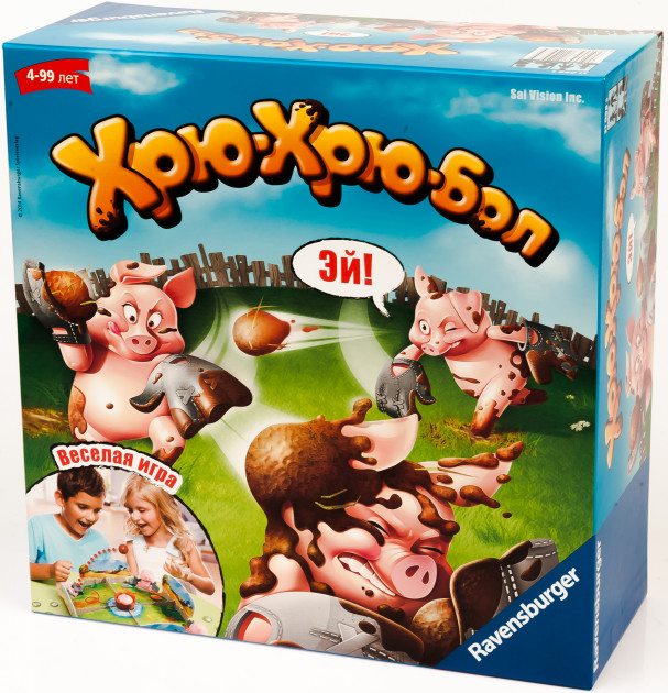 

Настольная игра Ravensburger Хрю-Хрю-Бол (210985)