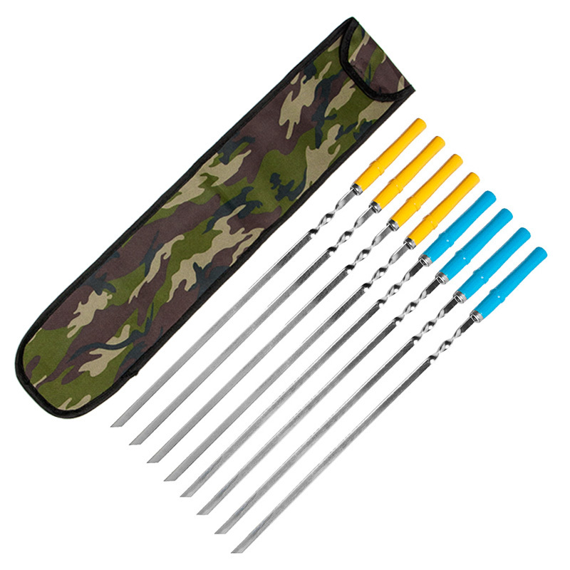 

Набор шампур 8 шт Украина EcoGrill нерж+ чехол 60см (79897)