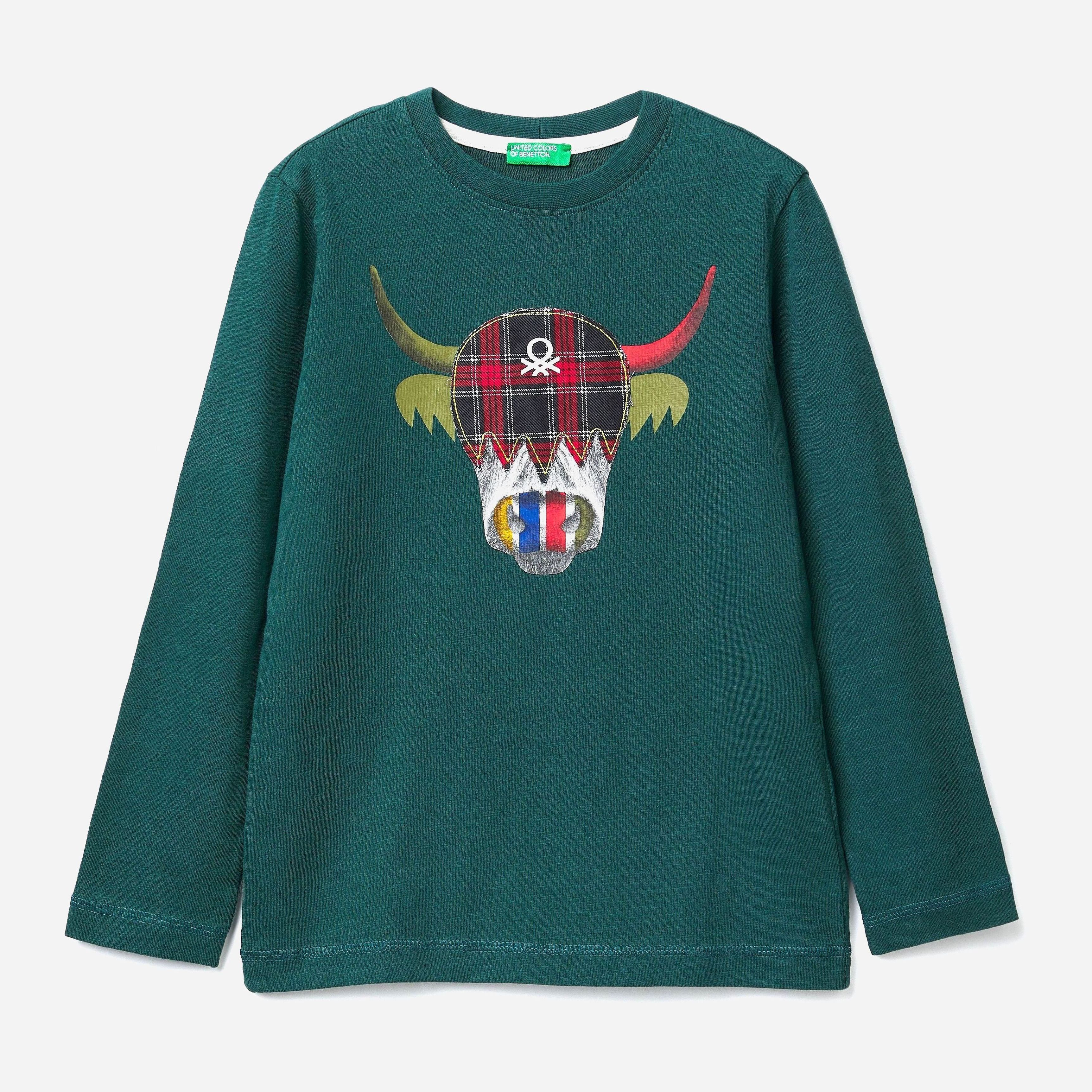 

Футболка с длинными рукавами United Colors of Benetton 3F93C14SX.G-070 140 см L