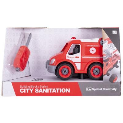 

Конструктор "City Sanitation. Машина скорой помощи", 21 деталь - Diy Spatial Creativity (20-788140)