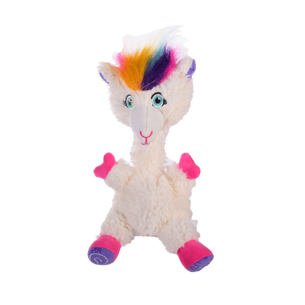 

Интерактивная мягкая игрушка andquot;Повторюшкаandquot; Bambi M2021 30 см (Лама)