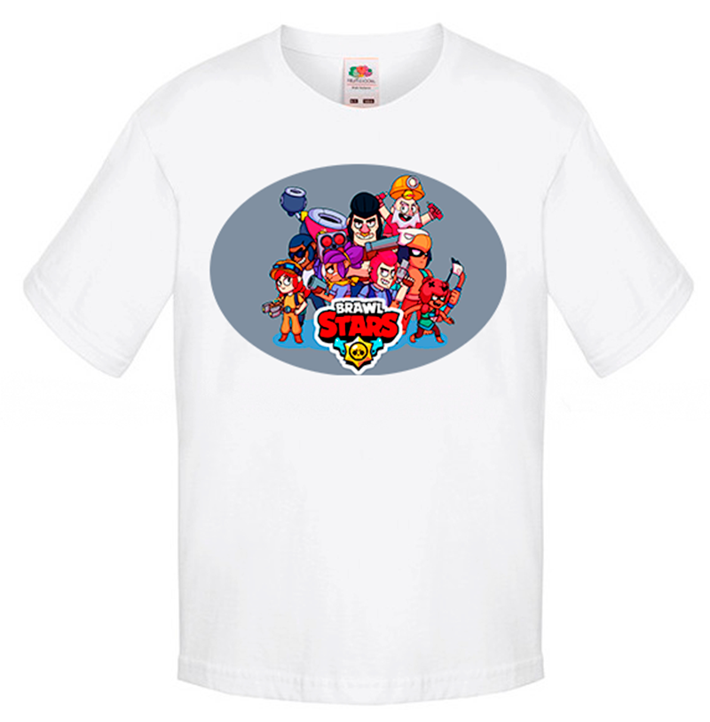 

Футболка Fruit of the Loom brawl stars Белый 128 см BB18BM128