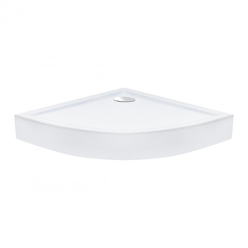 

Душевой поддон Qtap ROBIN 309912C, полукруглый, 90x90x12, акриловый + ножки, диаметр слива 90 мм + сифон с гидрозатвором хром