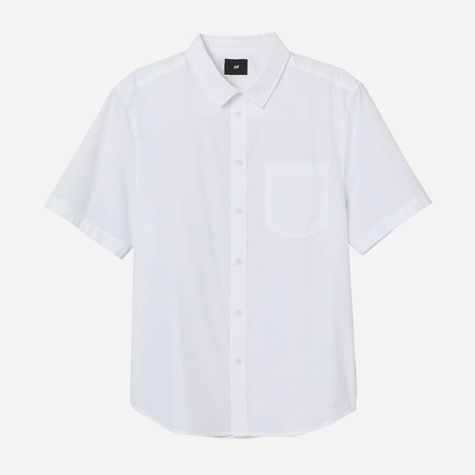 

Рубашка H&M 936709  Белая, Рубашка H&M 936709 XL Белая