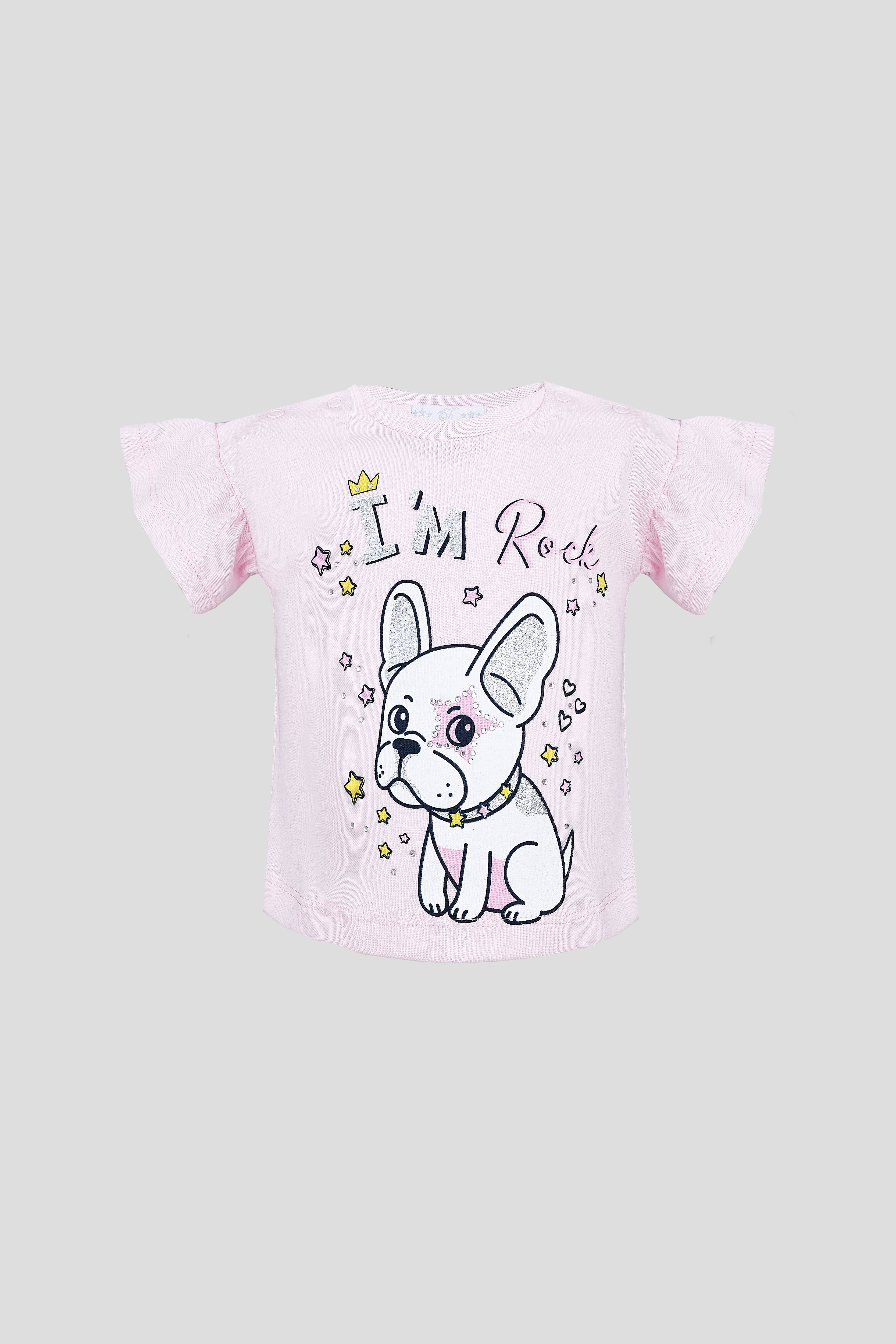 

Футболка Choupette с принтом розовый 062 (62-92-062)