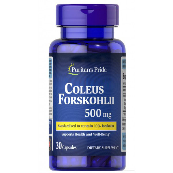 

Жиросжигатель Puritan's Pride Coleus Forskohlii 500 mg 30 капсул (4384302586)