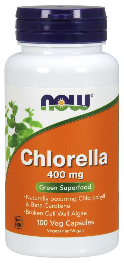 

Специальный продукт NOW Chlorella 400 mg 100 капсул (4384302579)