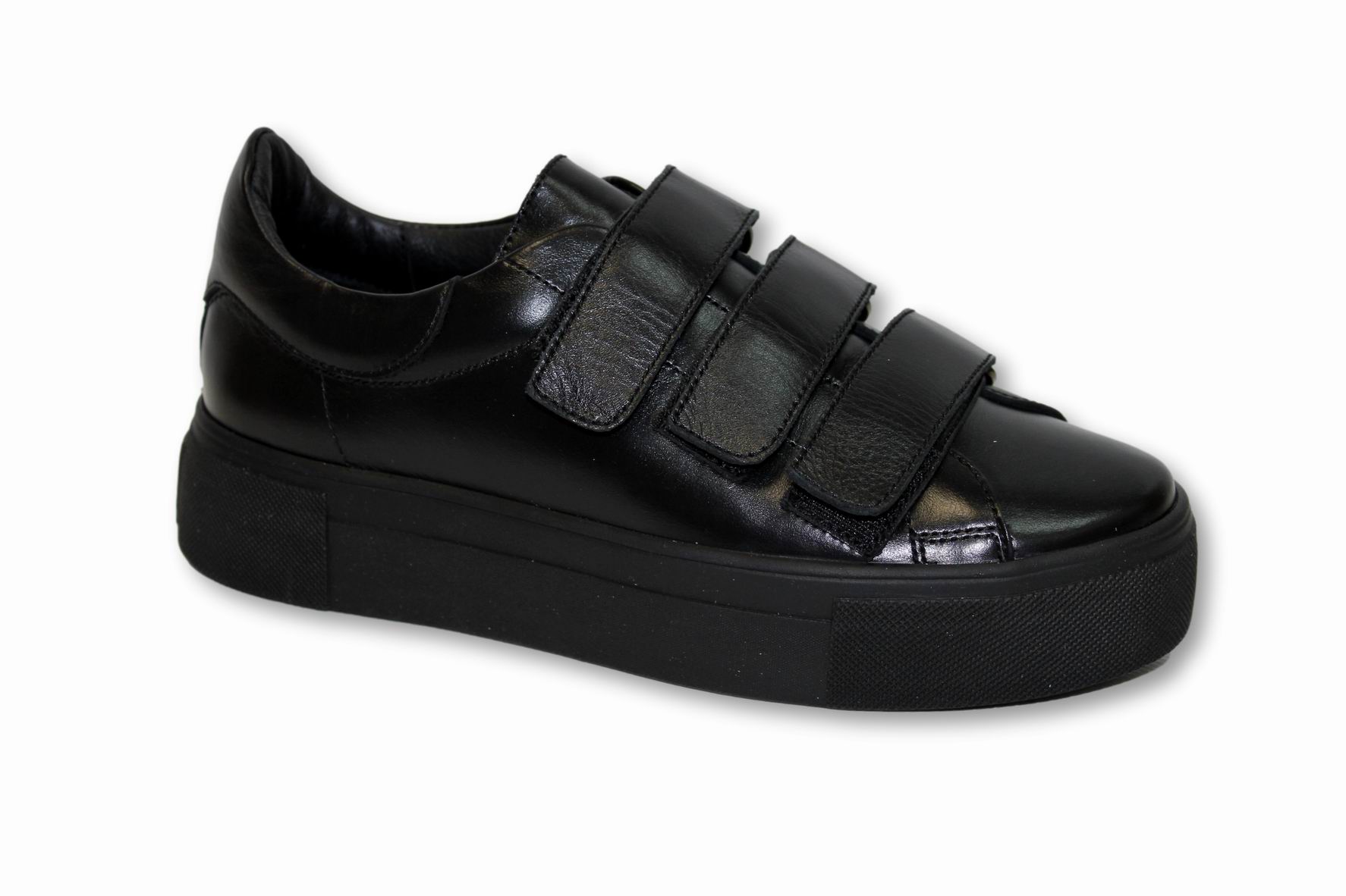 

Женские черные кожаные кеды VASARI trend Черный 68963 38
