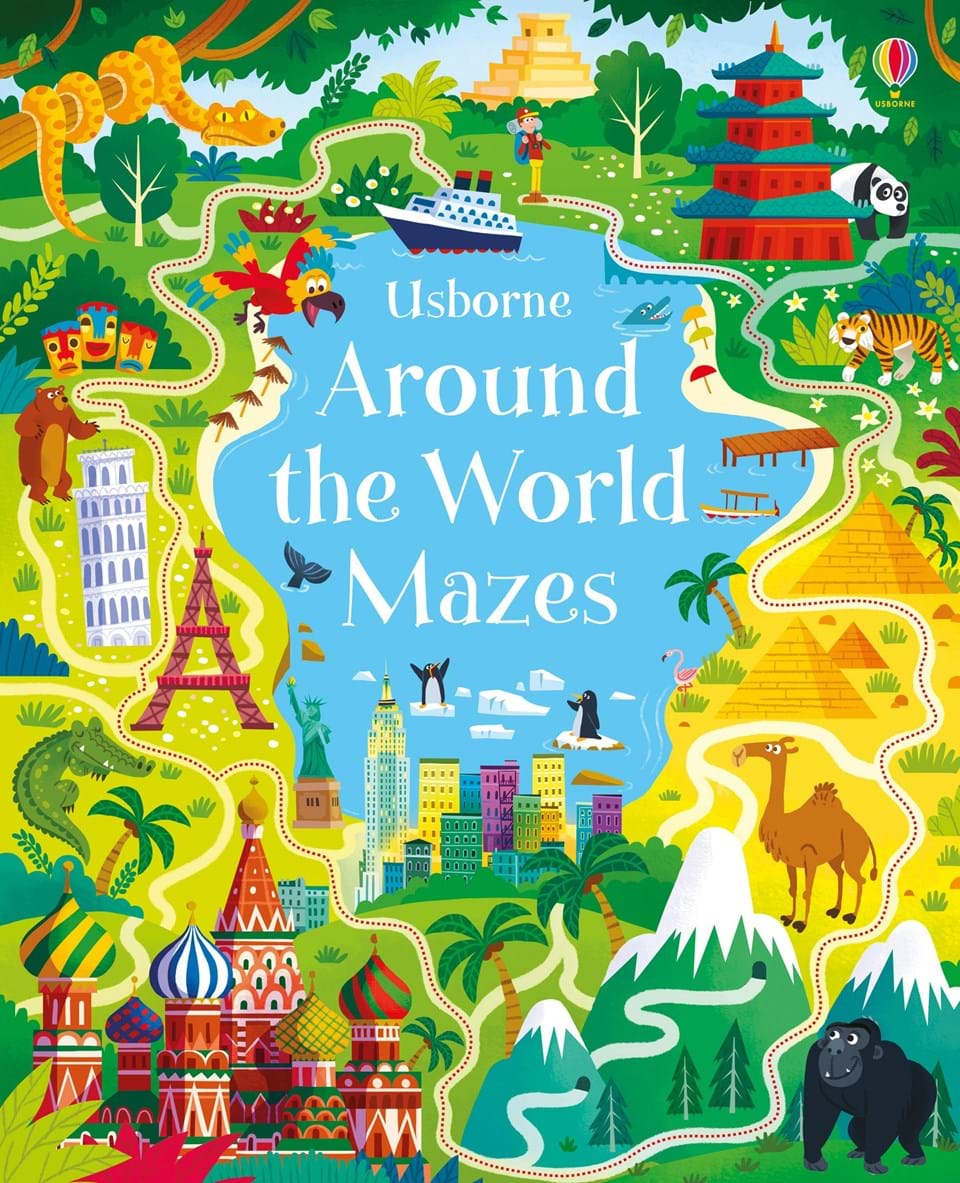 

Книга на английском языке Around the World Mazes от автора Sam Smith и издательства Usborne Publishing Ltd из Великобритании