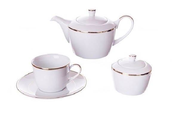 

Сервіз чайний Dankotuwa Porcelain Gold Line 16 предметів