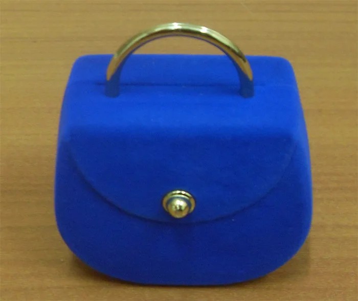 

Футляр бархатный Rider Саквояж кольцо/серьги 50х59х34 синий 302605