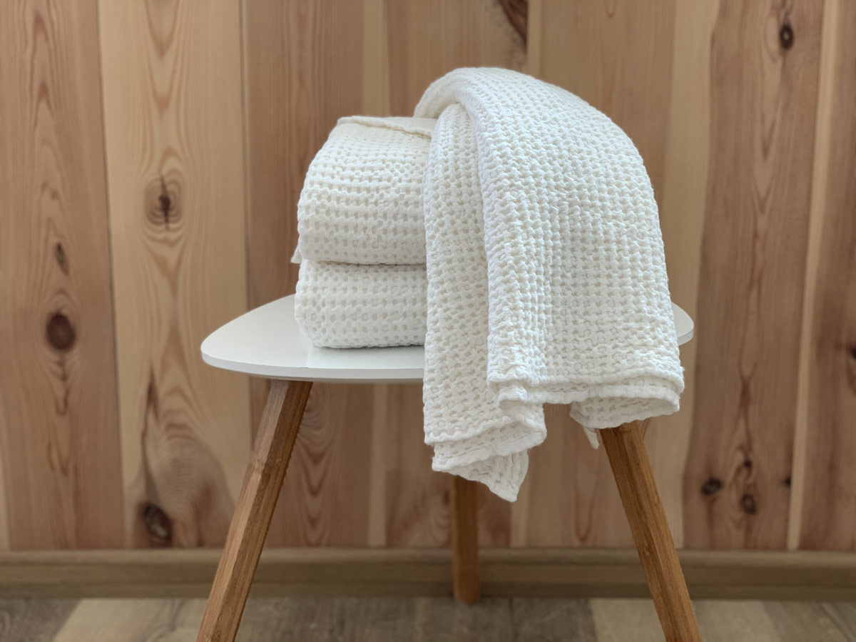 

Полотенце Owl ART Coconut Лен с хлопком 80x150 см Белый