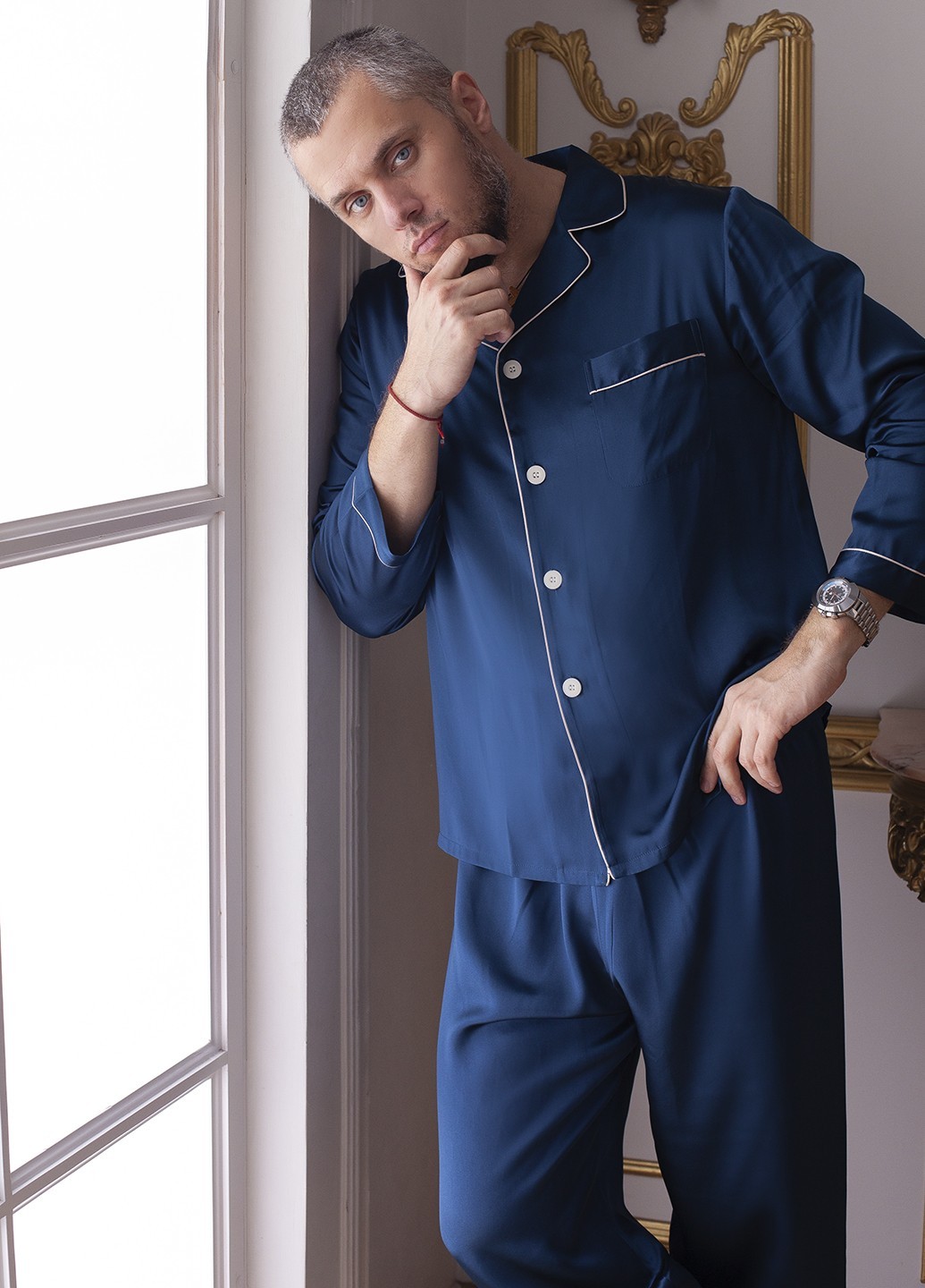 Мужские шёлковые пижамы итальянские