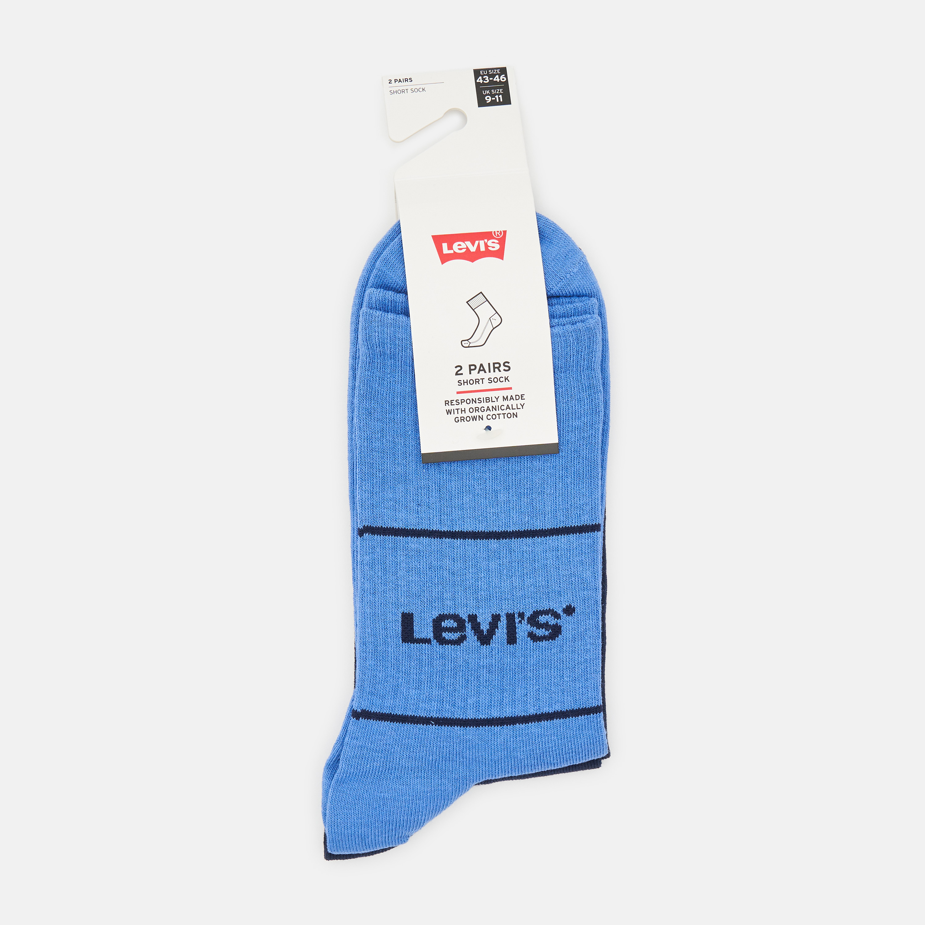 

Набор носков Levi's 701210567-005 - 2 пары Blue Combo, Набор носков Levi's 701210567-005 39-42 2 пары Blue Combo