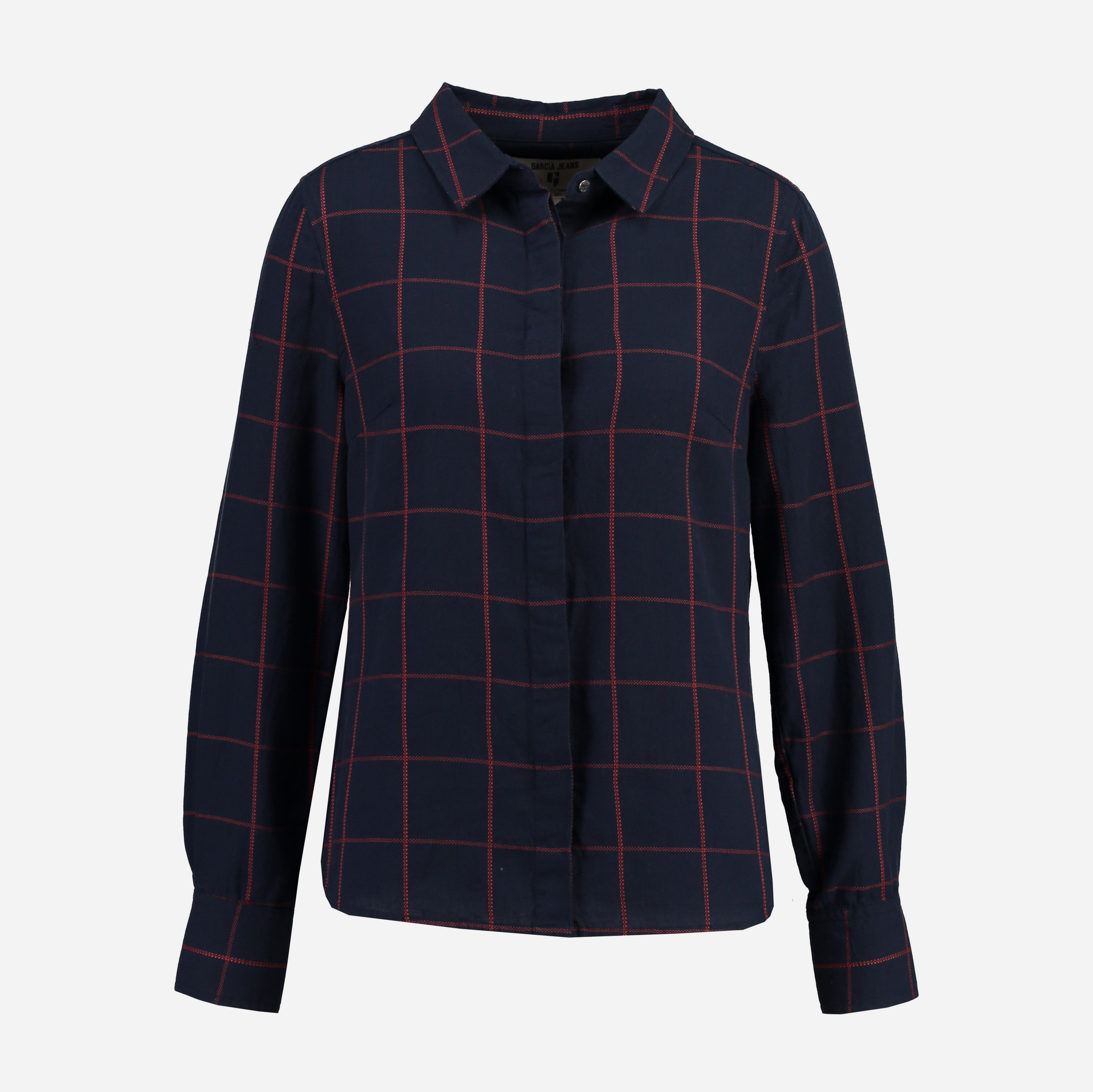 

Рубашка Garcia Jeans I70031  Темно-синяя, Рубашка Garcia Jeans I70031 L Темно-синяя