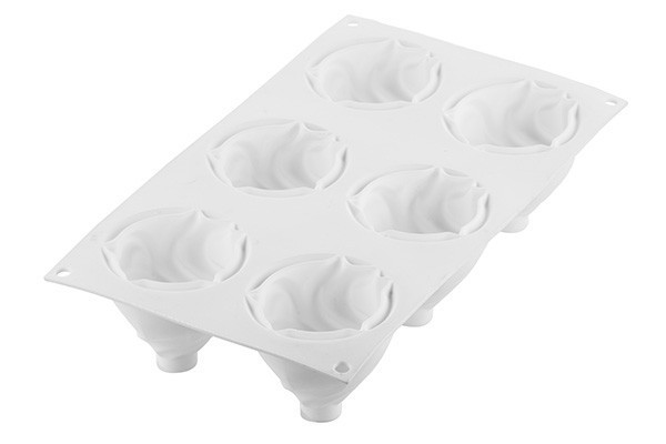

Форма силиконовая d 73 мм, h 65 мм (6x120 мл) Silikomart (CHANTILLY 120)