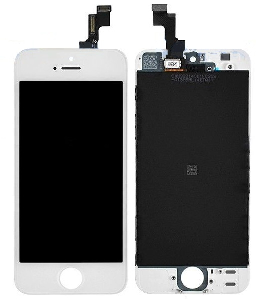 

Дисплей для iPhone SE белый (LCD экран, тачскрин, стекло в сборе) High Copy