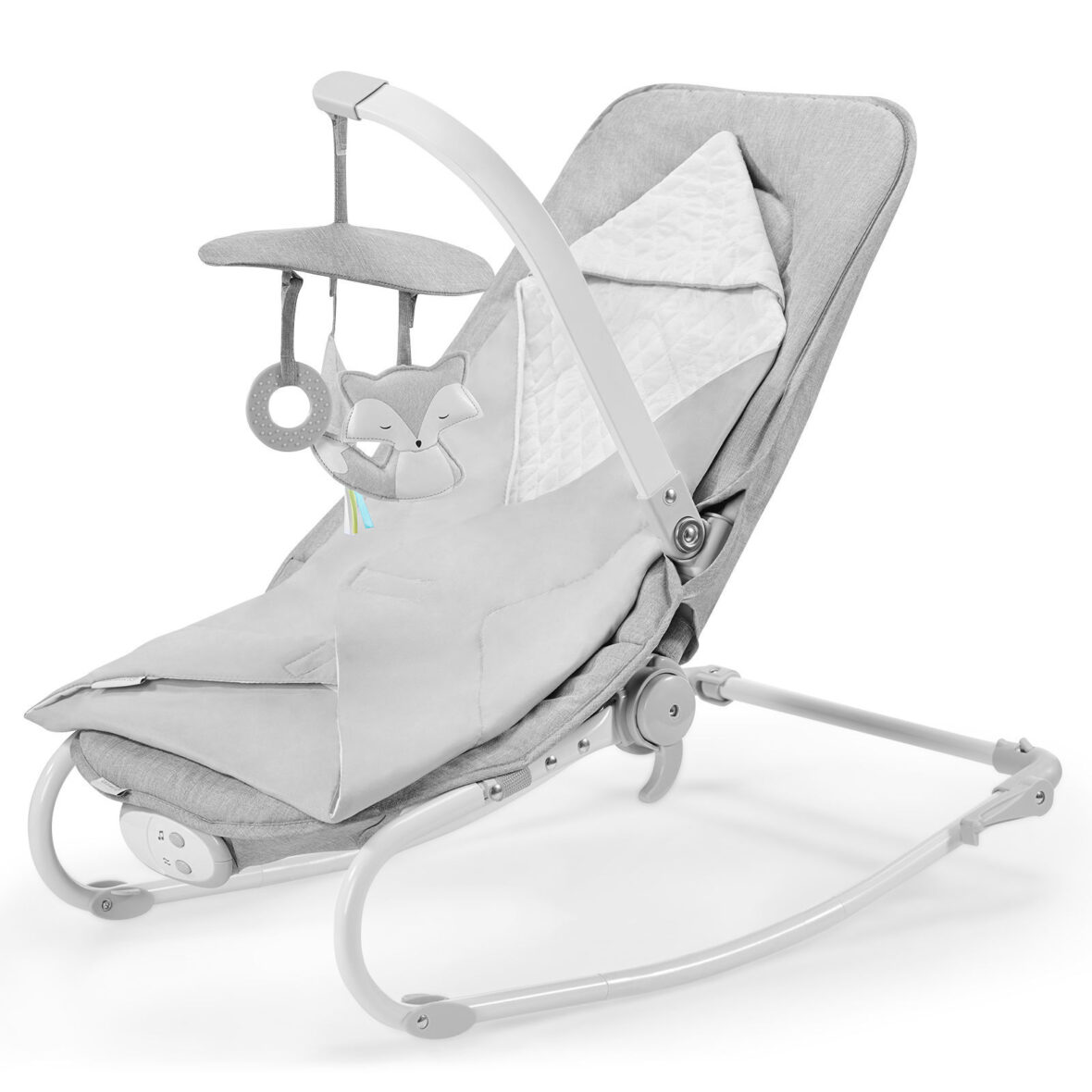 

Шезлонг-качалка Kinderkraft Felio 2020 Stone Grey