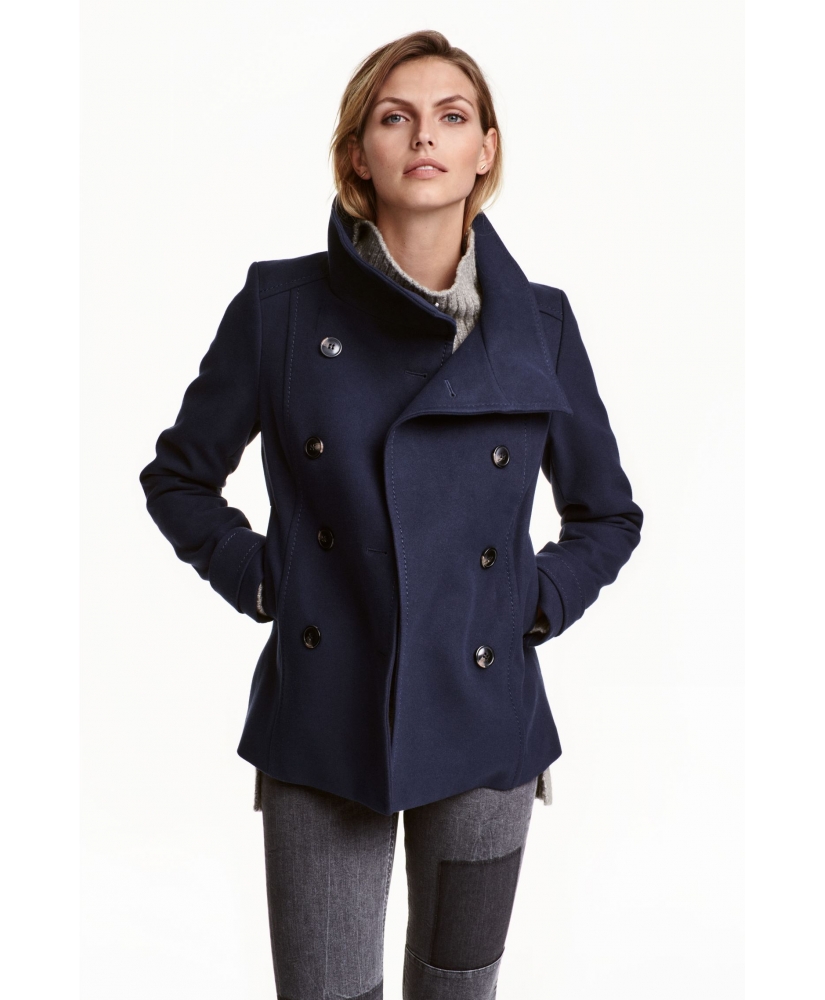 

Пальто H&M 33933  Темно-синій, Пальто H&M 33933 36 Темно-синій
