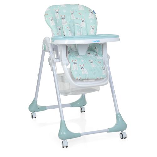 

Стульчик для кормления Bambi (M 3233 Puppy Boy Blue)