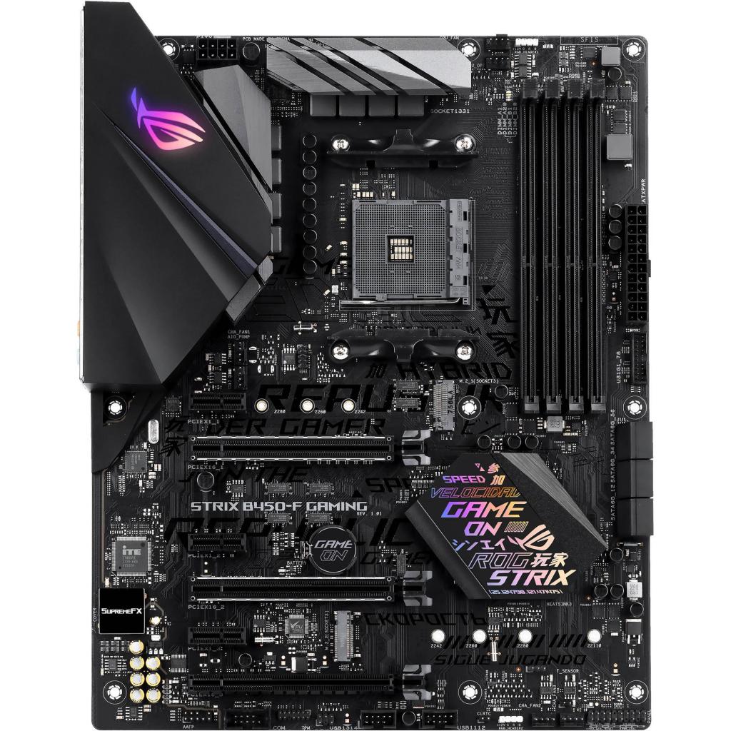 

Материнская плата ASUS ROG Strix B450-F Gaming (Strix B450-F Gaming)