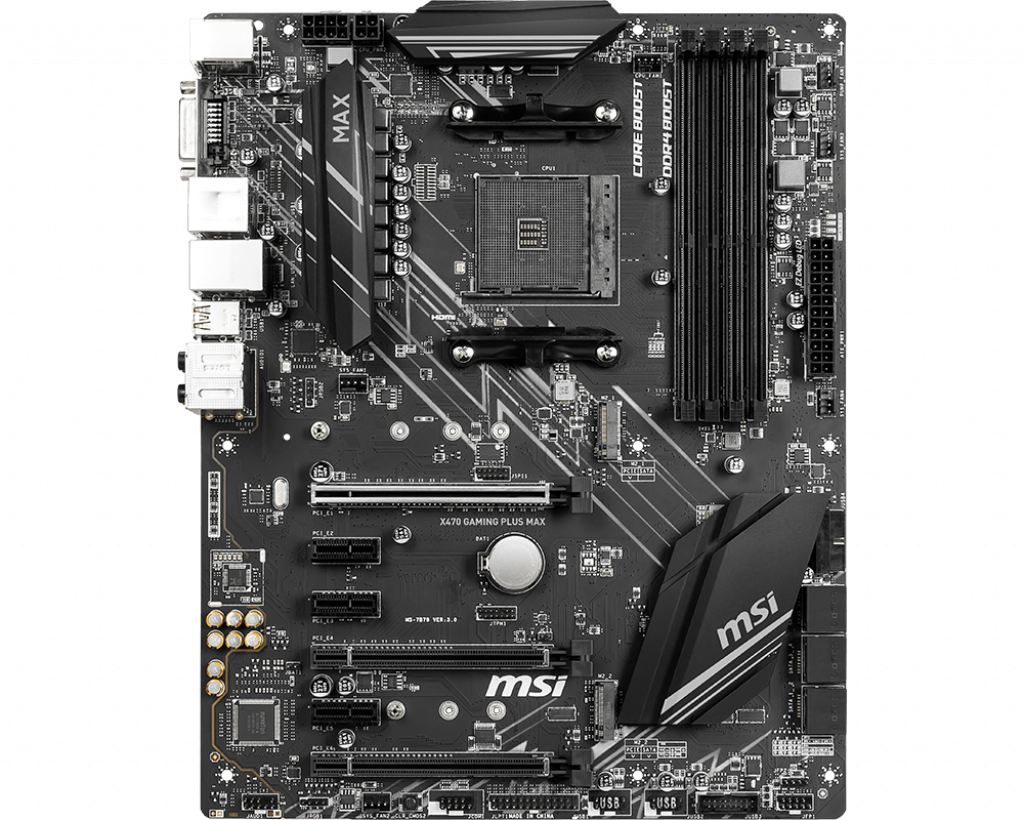 

Материнская плата MSI X470 Gaming Plus MAX (X470 GAMING PLUS) Refurbished