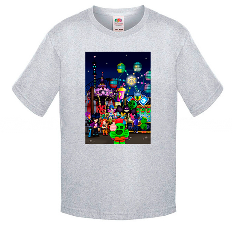 

Футболка Fruit of the Loom Brawl Stars Серый 140 см SB19BM140