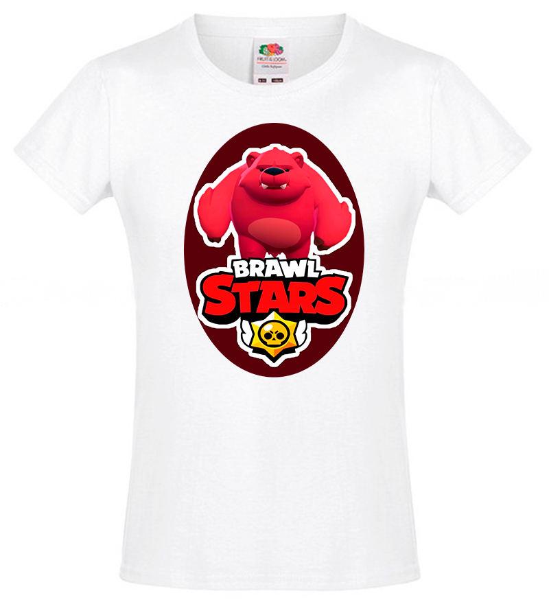 

Футболка Fruit of the Loom Brawl Stars Белый 116 см BB6BD116