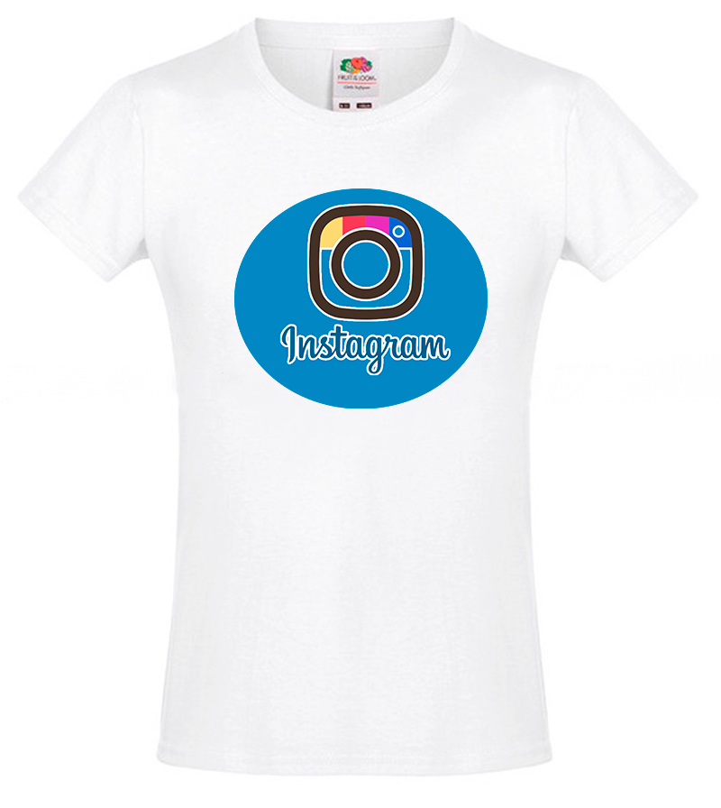 

Футболка Fruit of the Loom instagram Белый 152 см BIN1TD152