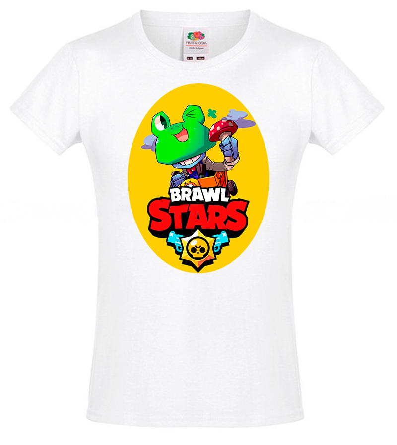 

Футболка Fruit of the Loom Brawl Stars Белый 116 см BB10BD116