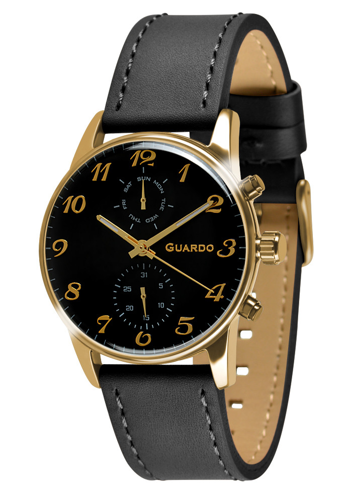 

Часы Guardo 012009-(1)-2 зотолотые