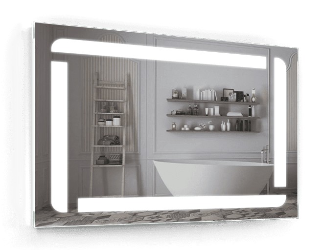 

Зеркало c LED подсветкой Smart Mirror сенсорное Bolzano SK 110х70 см Прямоугольное