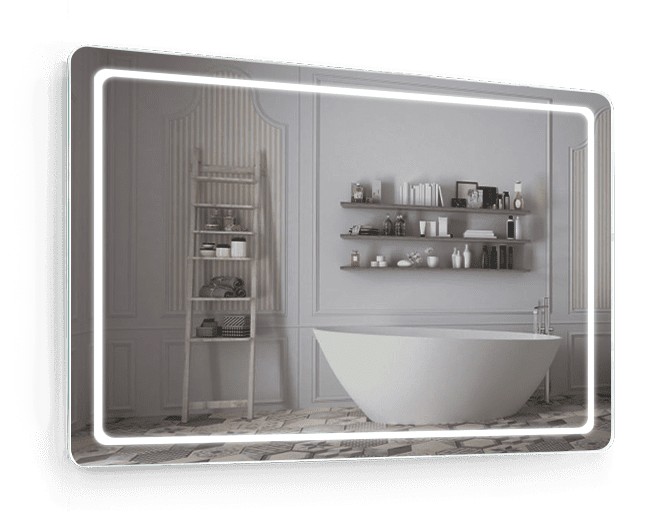 

Зеркало c LED подсветкой Smart Mirror сенсорное Dinan SK 120х90 см Прямоугольное