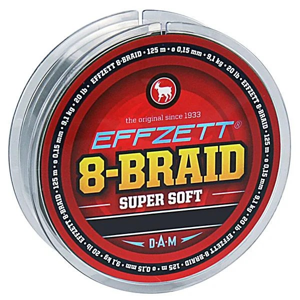 

Шнур DAM Effzett 8-Braid Moss Green 125m 0.20mm 40Lb/18.1kg (52660)