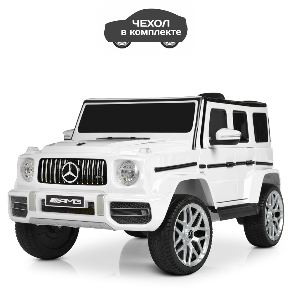 

Детский электромобиль BAMBI M 4214 EBLR-1, мягкое сиденье, белый
