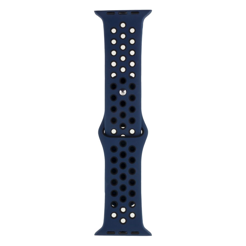 Ремешок для Apple Watch Nike 42 / 44mm Тёмно-синий / Чёрный – низкие ...