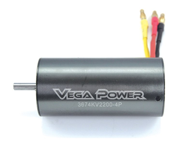 

Sensorless Brushless Motor 11T 3674KV2370 5.0 shaft Banana PlugTiti. Color