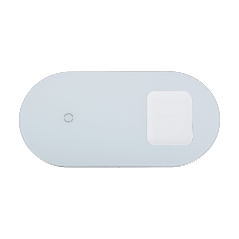 

Беспроводное зарядное устройство Baseus Simple 2in1 For Phones+Pods 15W WXJK Белый