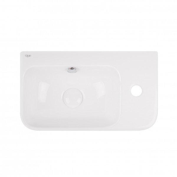 

Раковина Qtap Tern 450х260х155 White с донным клапаном QT17115117RW