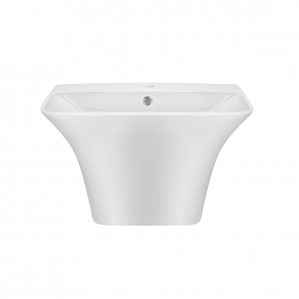 

Раковина подвесная моноблок Qtap Crow 600х430х385 White с донным клапаном QT0511G835W
